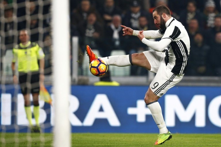 Juventus forward Gonzalo Higuain. AFP