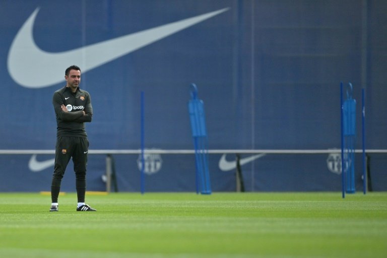 Xavi will not be in charge next season. AFP
