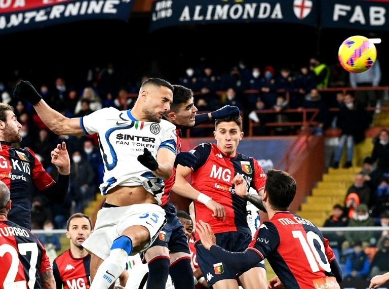 Inter draw at Genoa to let Milan off hook. AFP