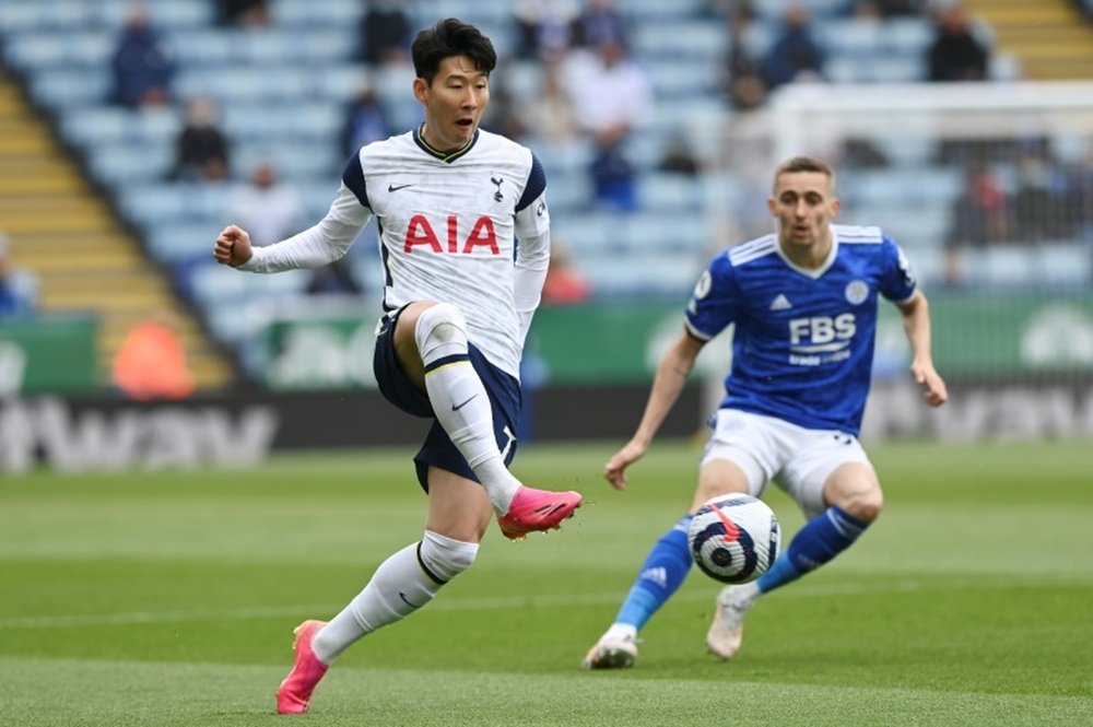 Son Heung-Min will not feature for his country at the Olympics. AFP