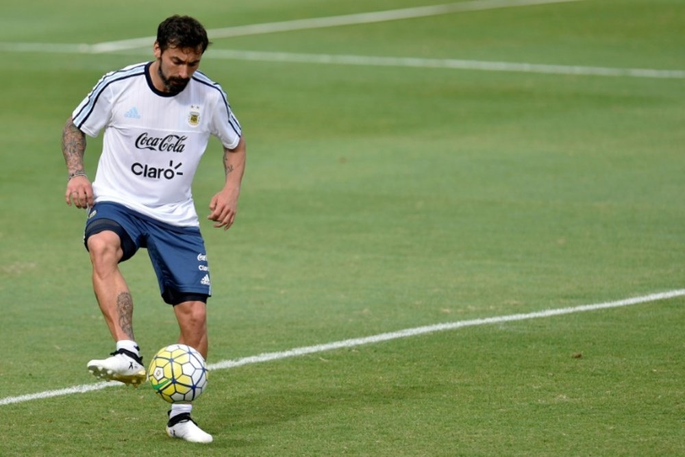 Lavezzi has issued an apology through his Chinese club. AFP