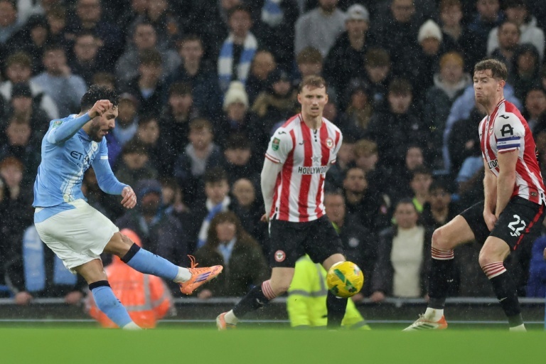 Cherki inspires Man City cruise into League Cup semis