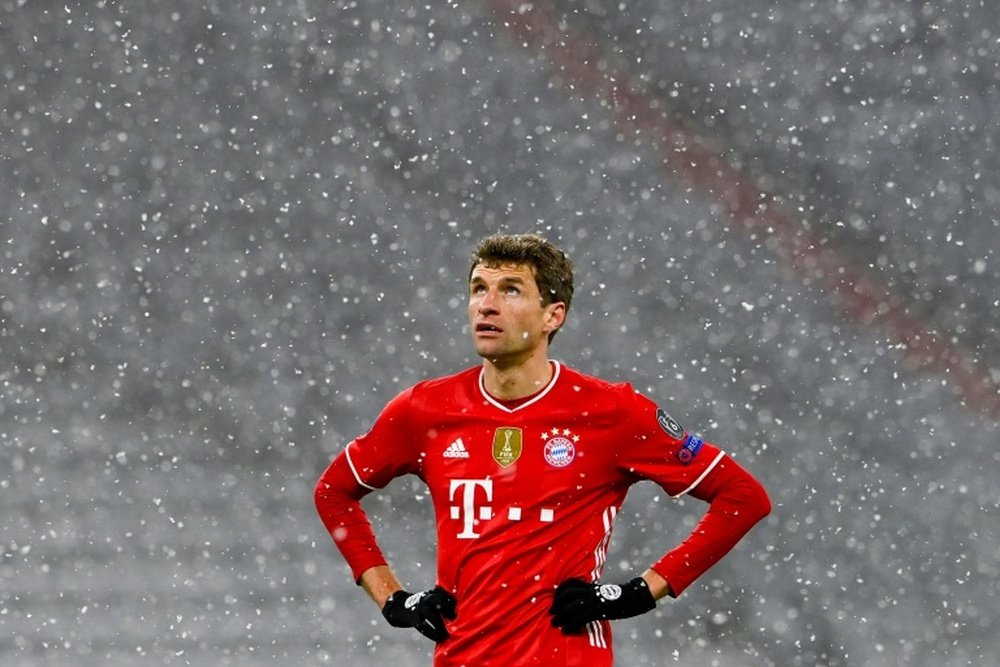 Thomas Muller says Bayern were not clinical enough against PSG. AFP