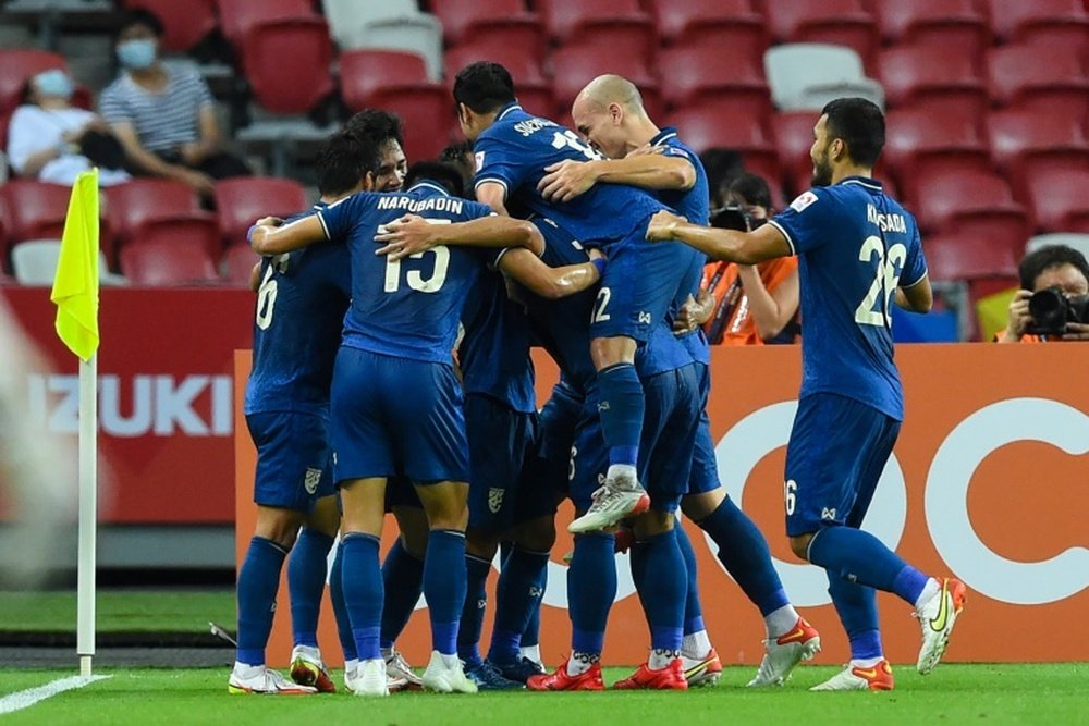 Thailand down Vietnam 2-0 to take control of Suzuki Cup semi-final. AFP