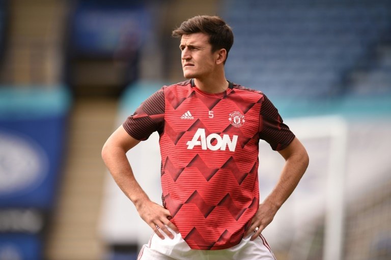 Harry Maguire will still be the Man Utd captain. AFP