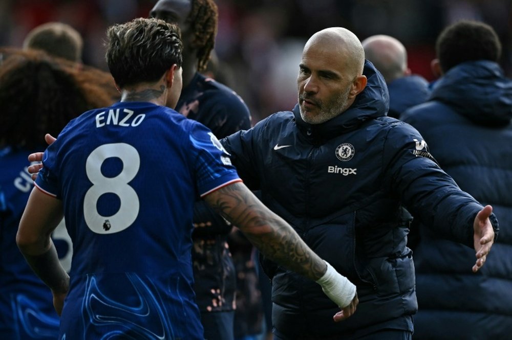 Maresca silenced doubters after Chelsea qualified for the Champions League. AFP