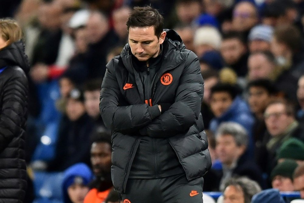 The Bayern result showed Lampard he still has a lot of work to do at Chelsea. AFP