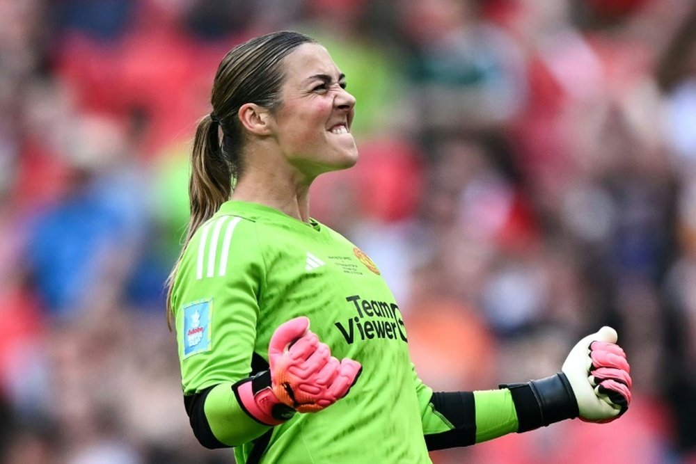 Earps reportedly close to signing with Paris Saint-Germain. AFP