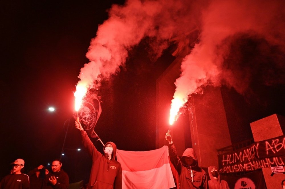 Indonesia league postpones game between stampede sides. AFP