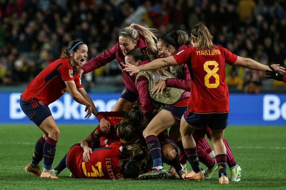 Spain set up a showdown in Sydney with either Australia or England. AFP