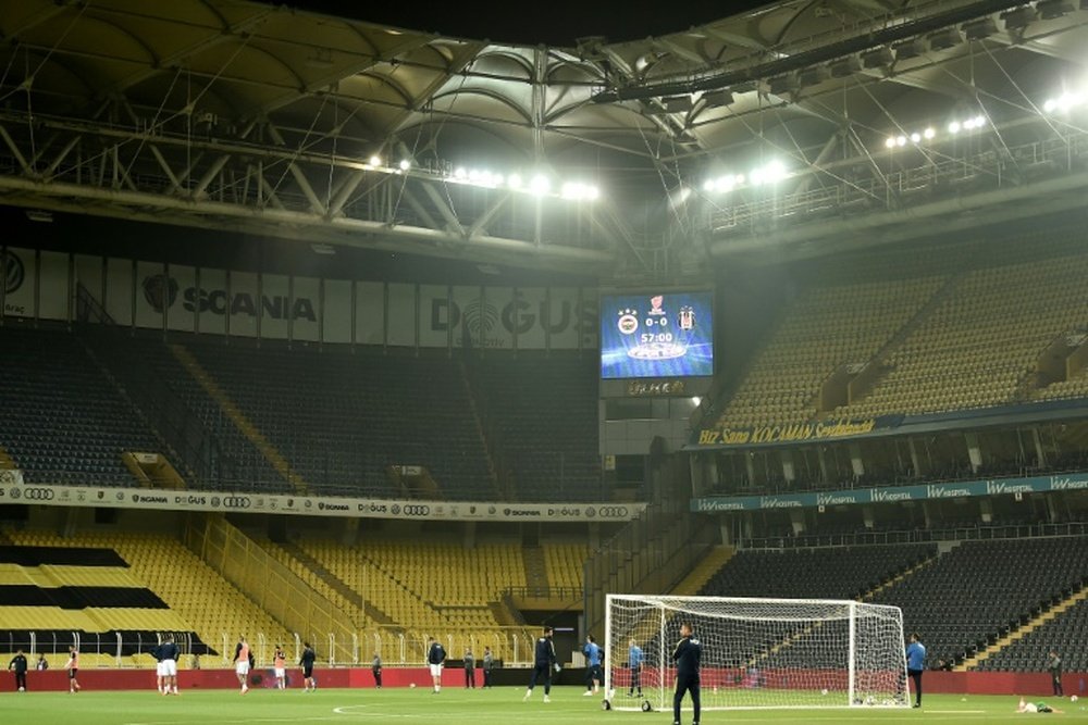 The match was cancelled. AFP