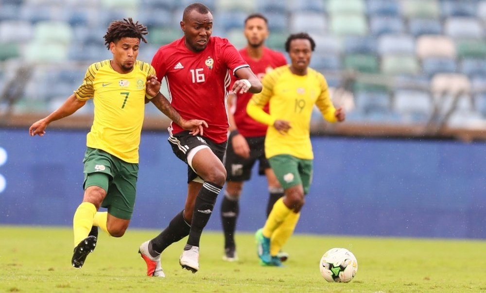 Libya claimed a goalless draw against 'Bafana Bafana'. AFP