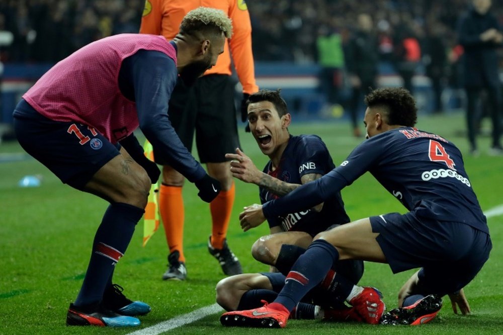 Di Maria proved key for PSG. AFP