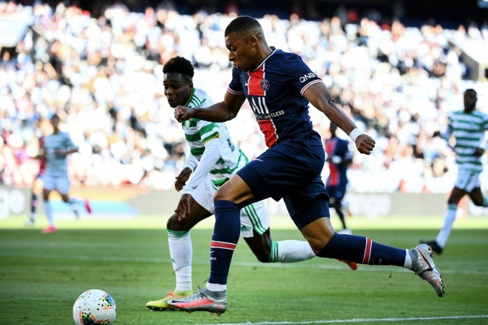 Mbappé is staying at PSG. AFP