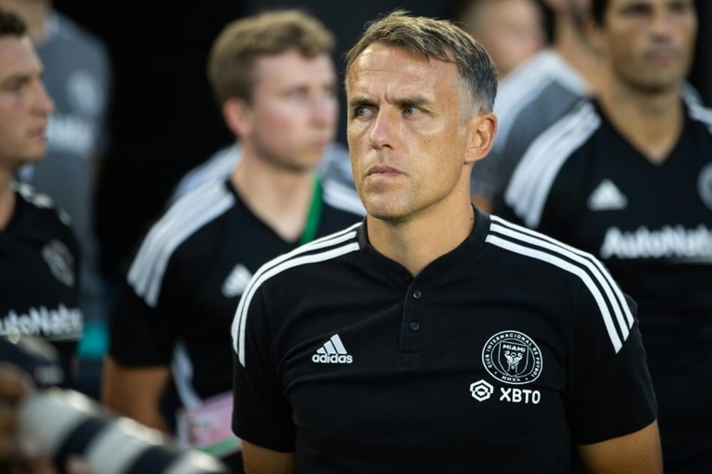 Inter Miami have fired their English coach Phil Neville. AFP