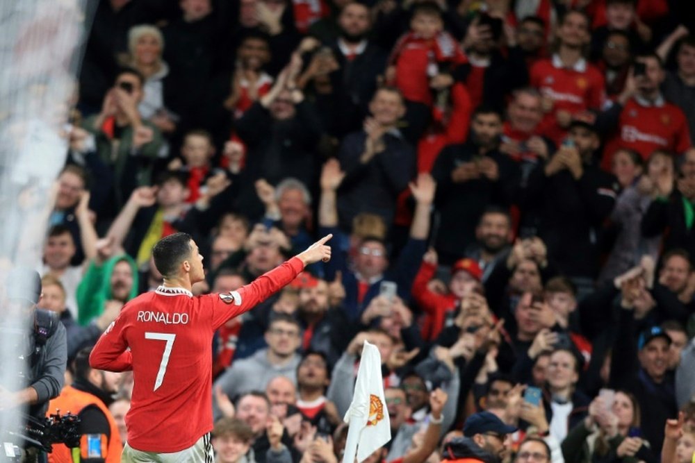 Cristiano Ronaldo has scored three goals in 13 appearances in all competitions this season. AFP