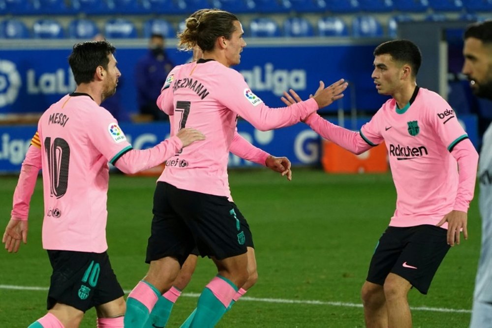 Barcelona drew 1-1. AFP