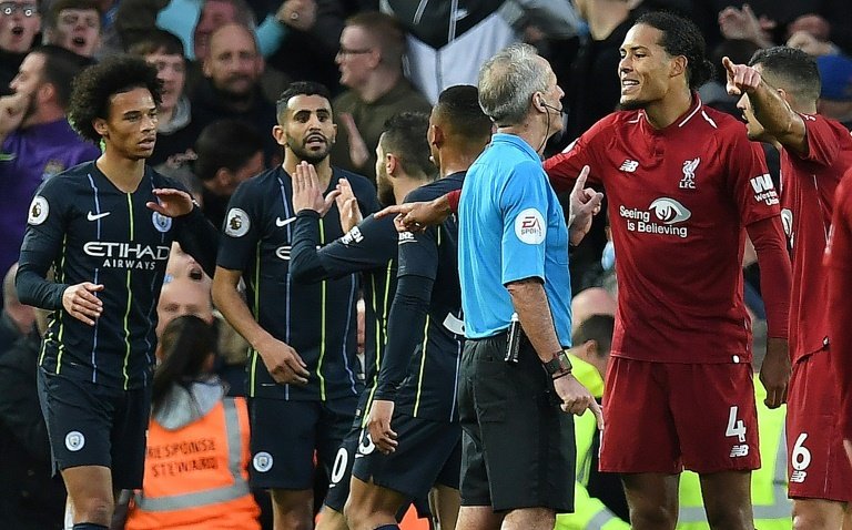 Van Dijk was relieved Mahrez missed. AFP