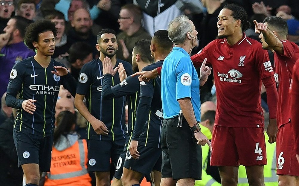 Van Dijk was relieved Mahrez missed. AFP