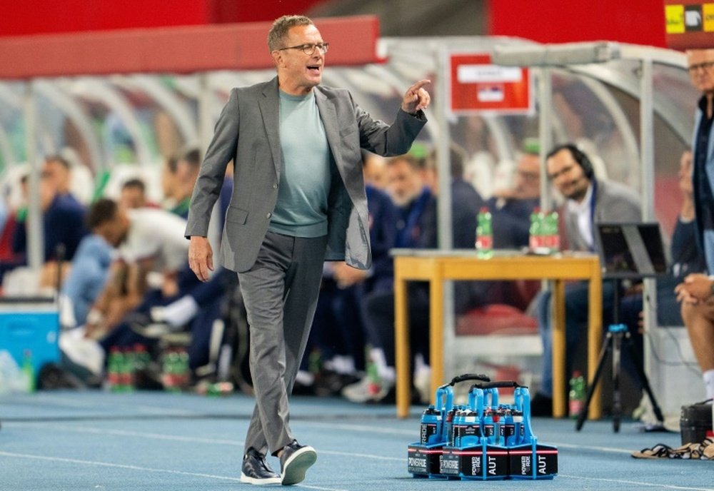 Rangnick turned down an approach to be Bayern coach to stay with Austria. AFP