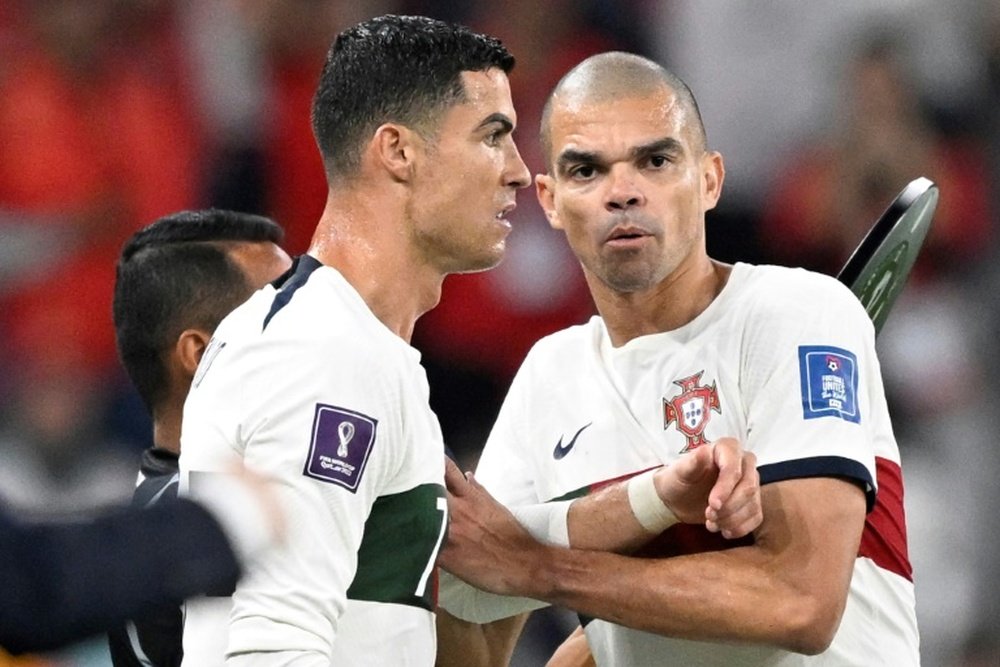 Cristiano Ronaldo and Pepe are the backbone of the Portuguese squad. AFP