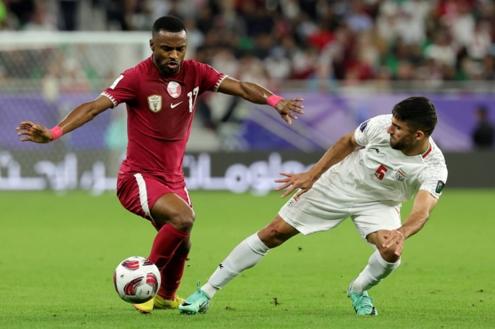 Qatar and Iran contested the second semi-final of the Asian Cup in Doha on Wednesday. AFP