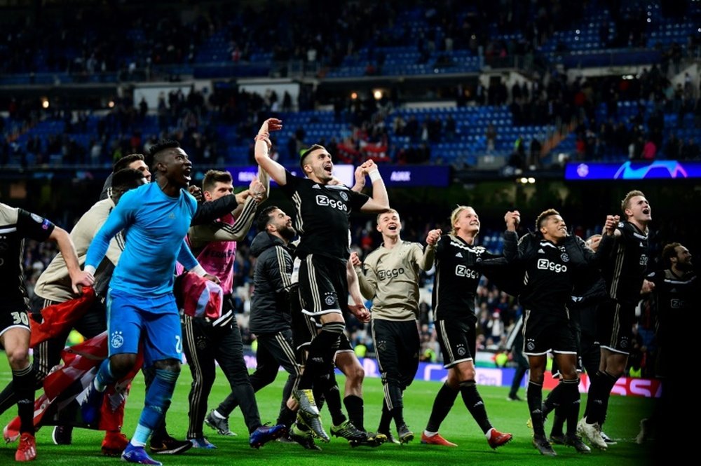 Ajax's triumph on Tuesday brought back memories of another famous Ajax side. AFP