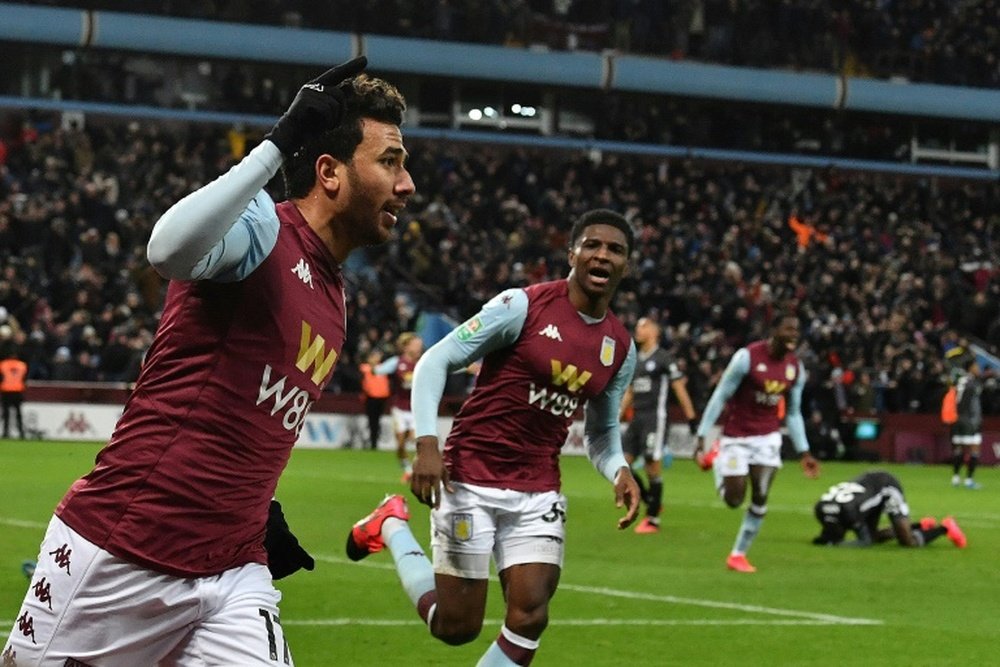 Villa are in the final. AFP