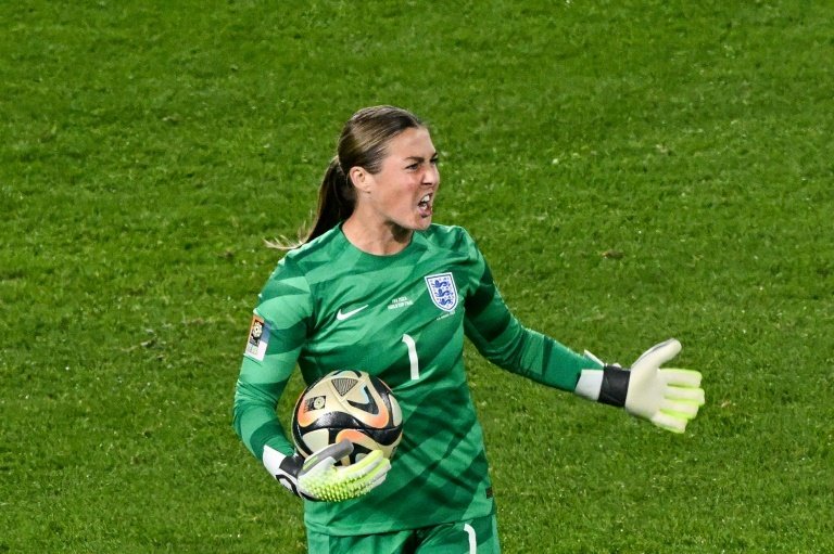 Mary Earps made her England debut in 2017. AFP