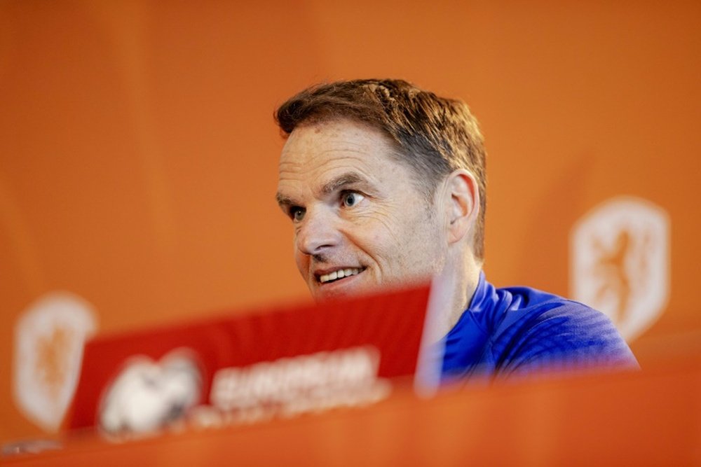 Dutch coach Frank de Boer announced his squad for Euro 2020 on Wednesday. AFP