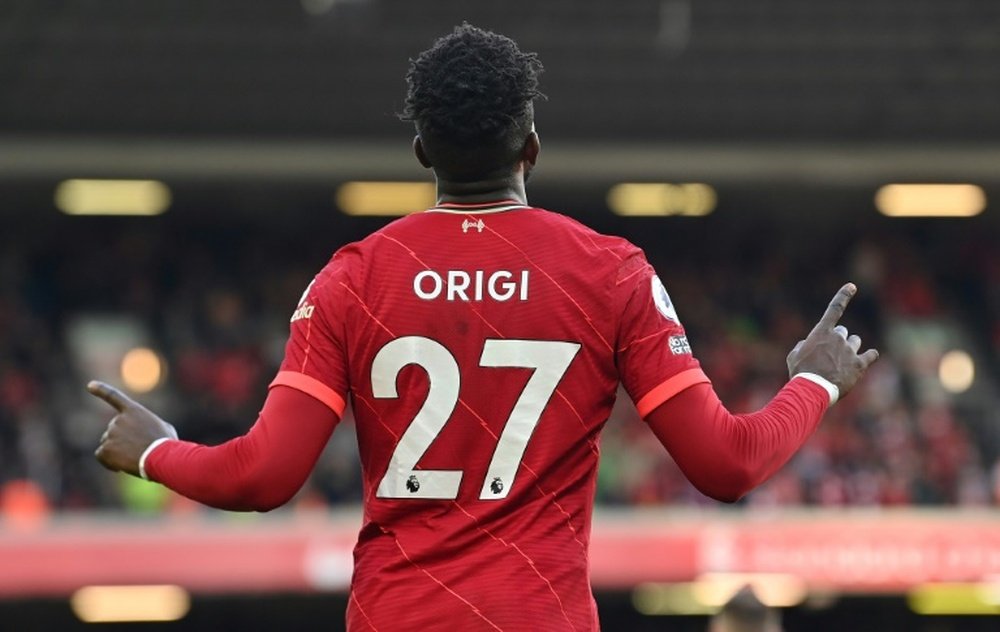 Divock Origi will be leaving Liverpool at the end of the season. AFP