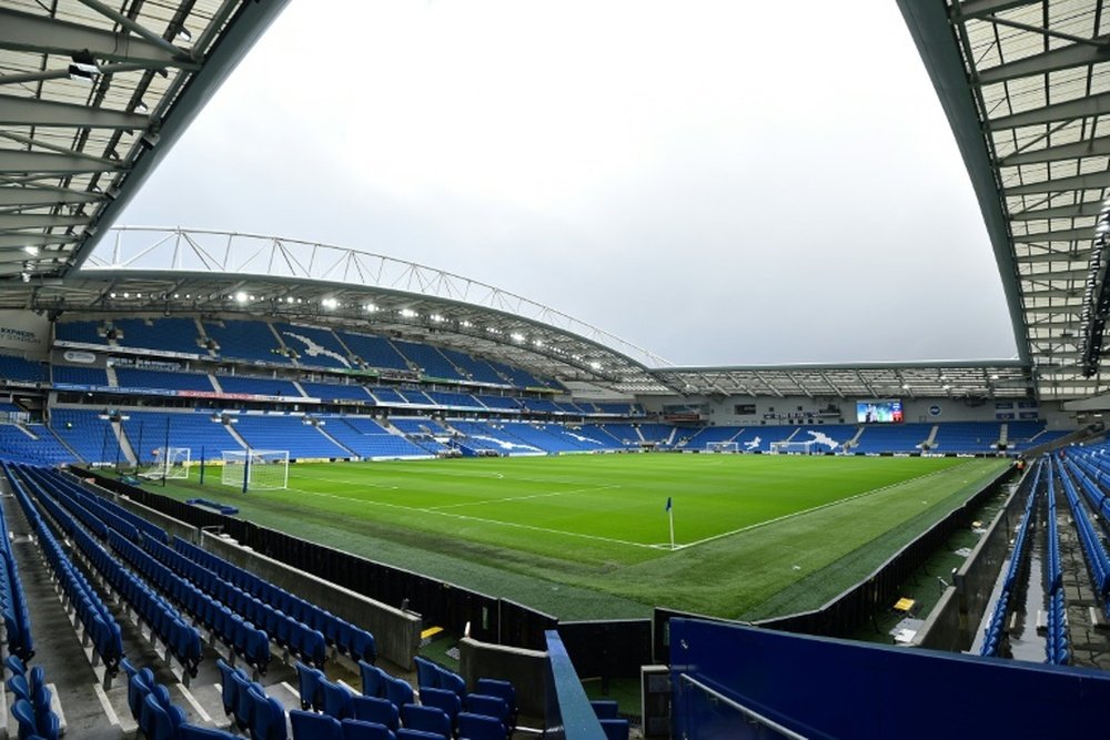 Brighton are offering fans the chance to delay 2020/21 season ticket payment by three months. AFP