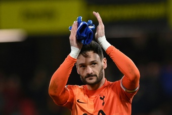 Hugo Lloris has signed a new contract until 2024. AFP