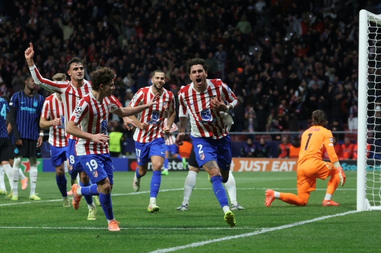 Gimenez snatches Atletico dramatic late win over Inter Milan