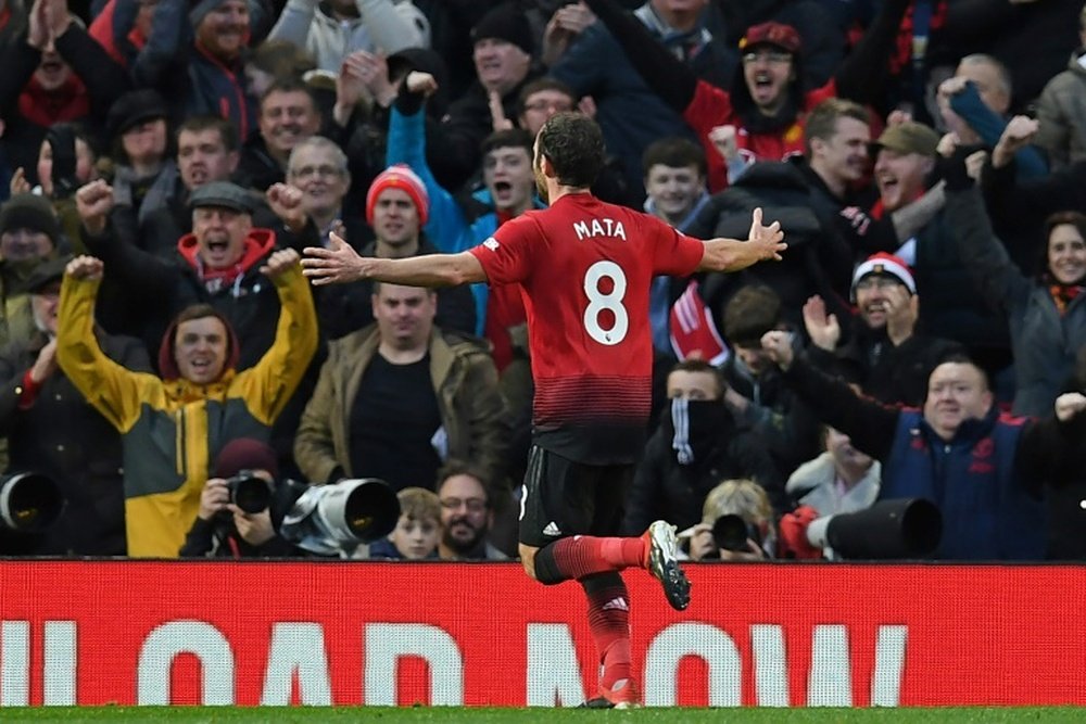 Mata has issued high praise to his United teammates. AFP
