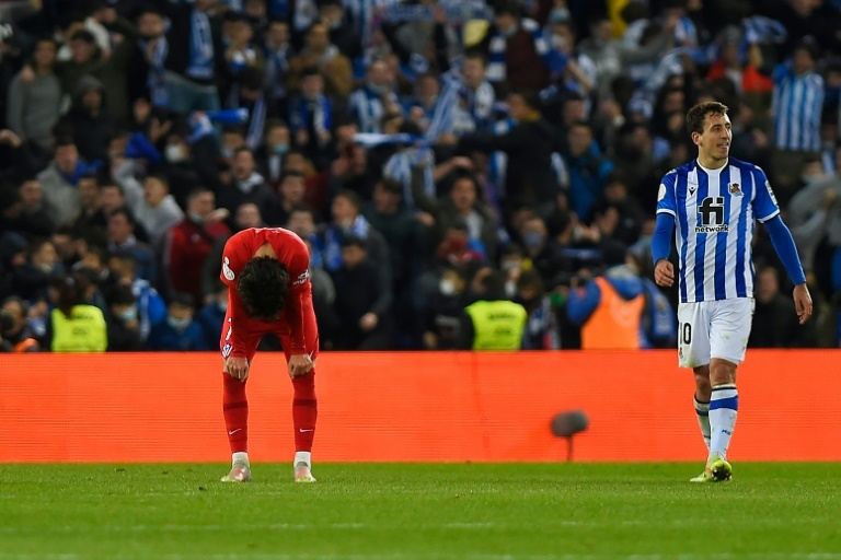 ï»¿Atletico dumped out of Copa del Rey with the aid of Real Sociedad