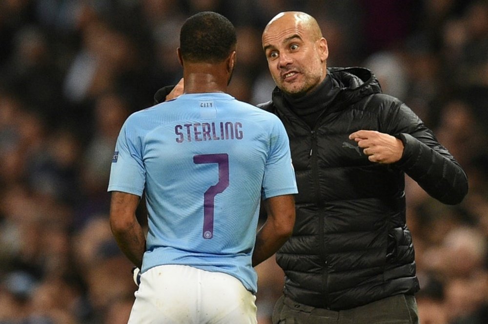 Guardiola wants Sterling to stay and fight for Man City future. AFP