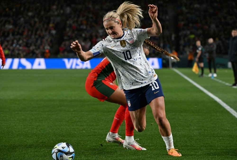 USA captain Lindsey Horan defended her team against criticism. AFP