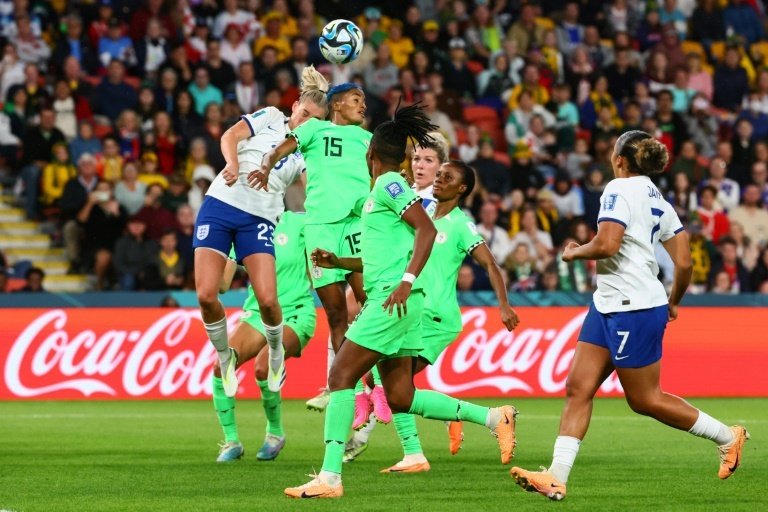 Nigeria pushed England all the way in their World Cup last-16 match. AFP