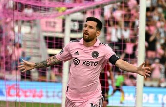 Lionel Messi and Inter Miami will play a pre-season friendly in Hong Kong. AFP