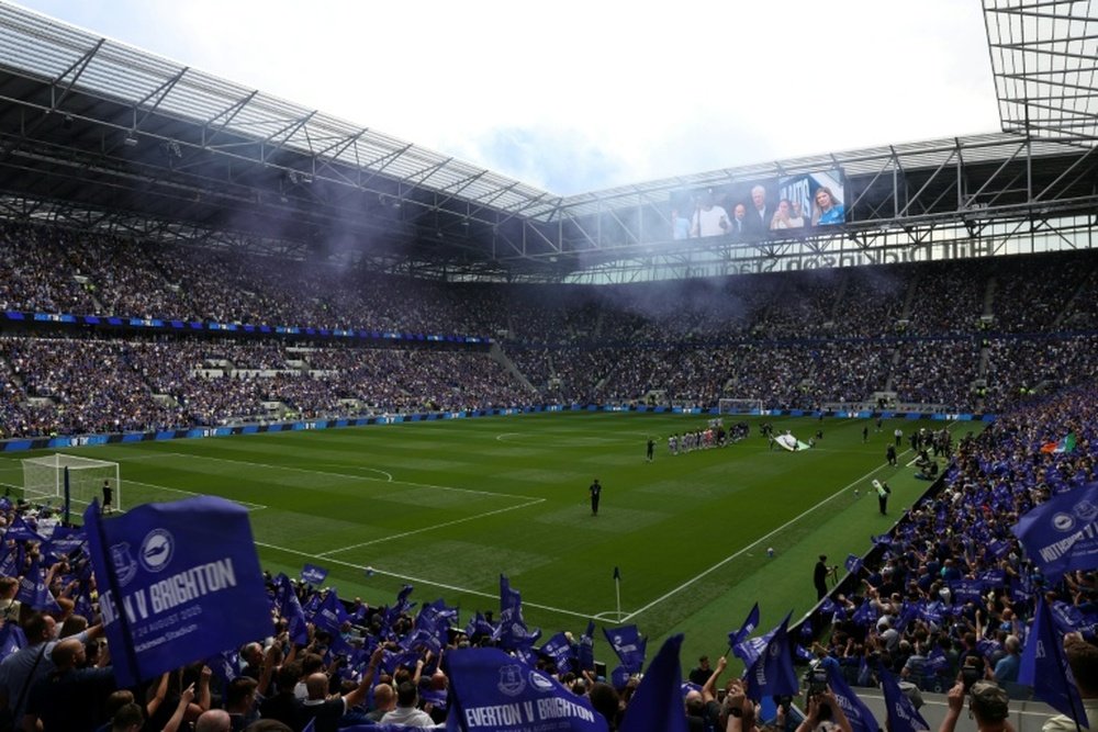 Everton beat Brighton in new stadium opener. AFP