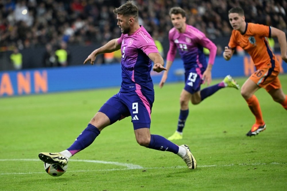 Dortmund's Fuellkrug scored his 11th goal in 15 internationals. AFP