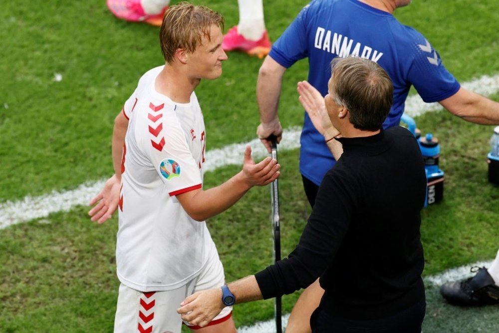 Denmark have made it through to the quarters. AFP