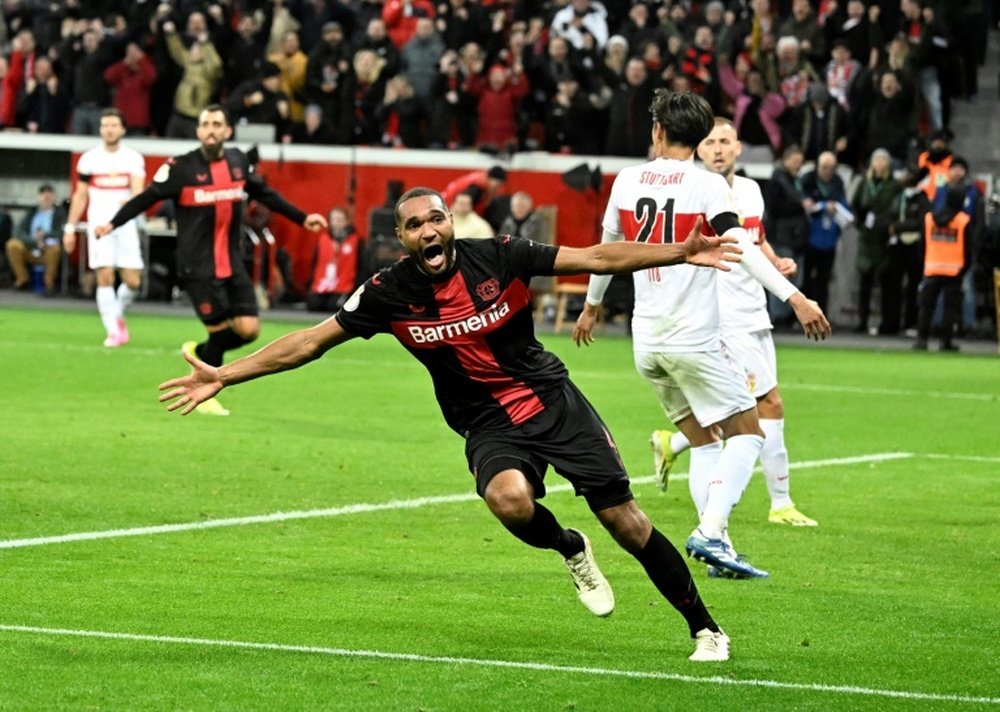 League leaders Leverkusen twice came from behind against Stuttgart. AFP
