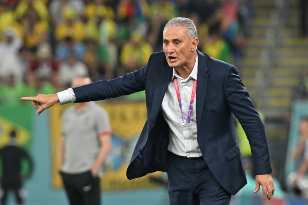 Tite, former coach of the Brazilian national team, has taken over at Flamengo. AFP