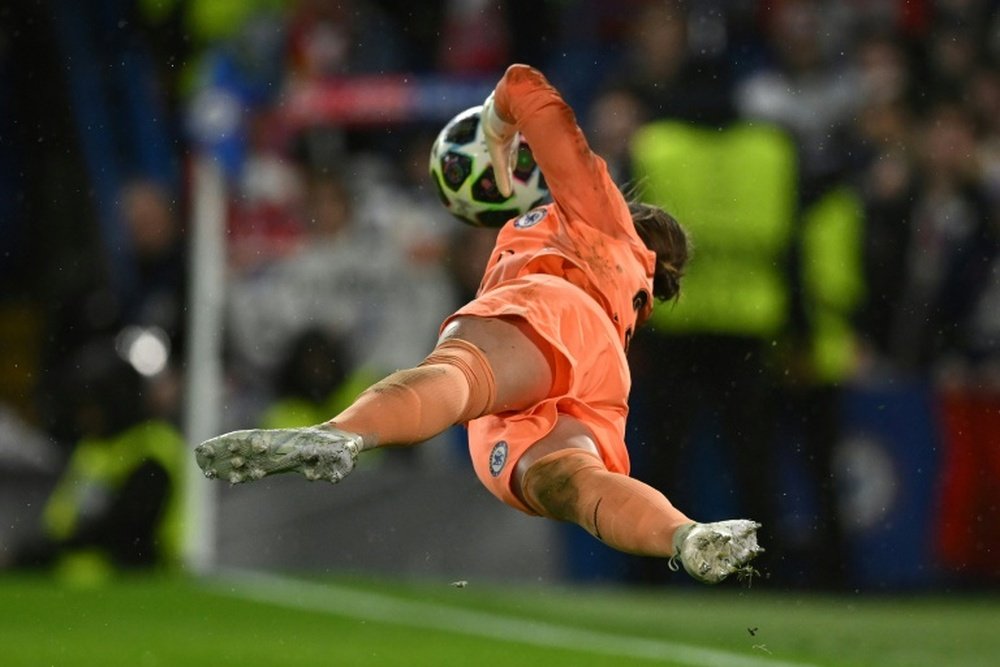 Chelsea will face Barcelona in the semi-finals. AFP