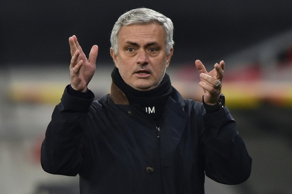 Jose Mourinho is sad, but not depressed by recent results at Tottenham. AFP