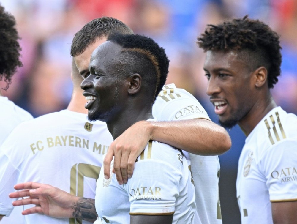 Sadio Mane was in the goals as Bayern 0-7 at Bochum. AFP