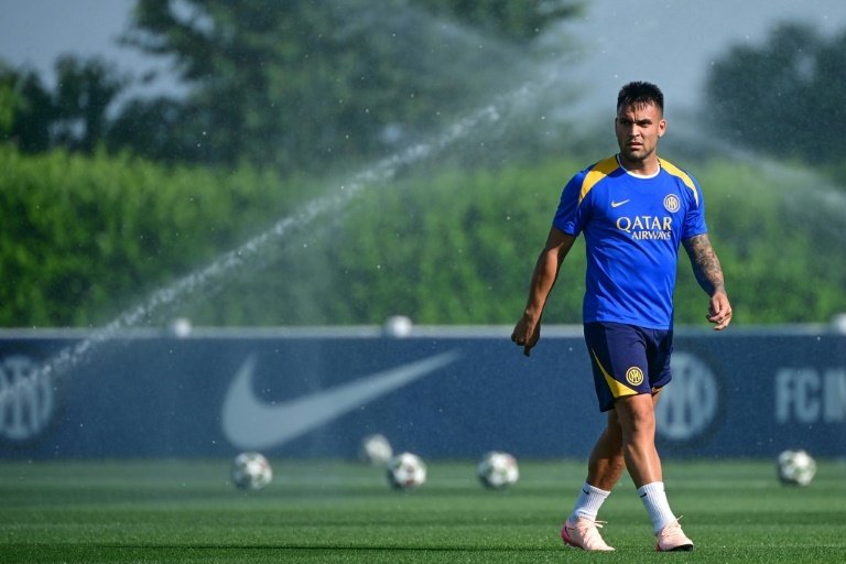 The average age of Inter's preferred starting XI is just over 30. AFP