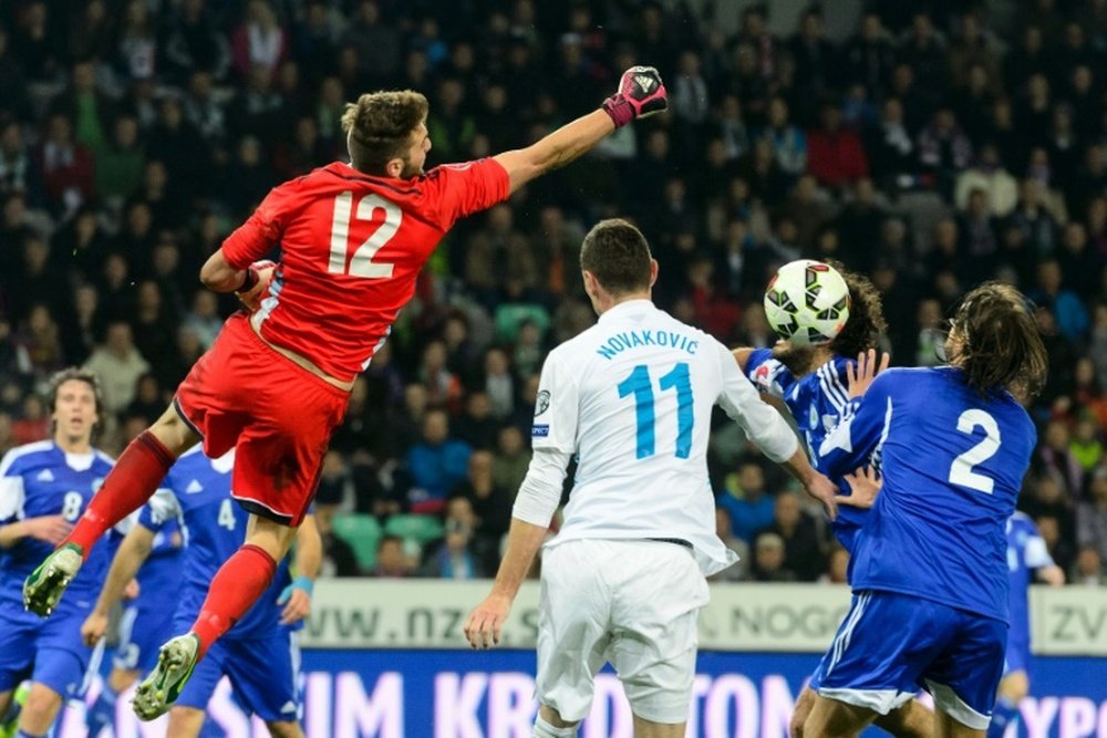 Whipping boys San Marino celebrate first point in six years. AFP